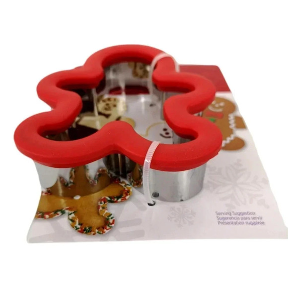 Wilton Original Comfort Grip Cookie Cutter Gingerbread Man  New - Picture 4 of 6
